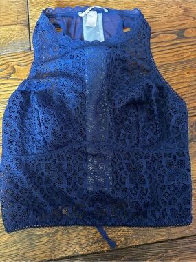 Victoria's Secret Royal Blue Lace Bralette